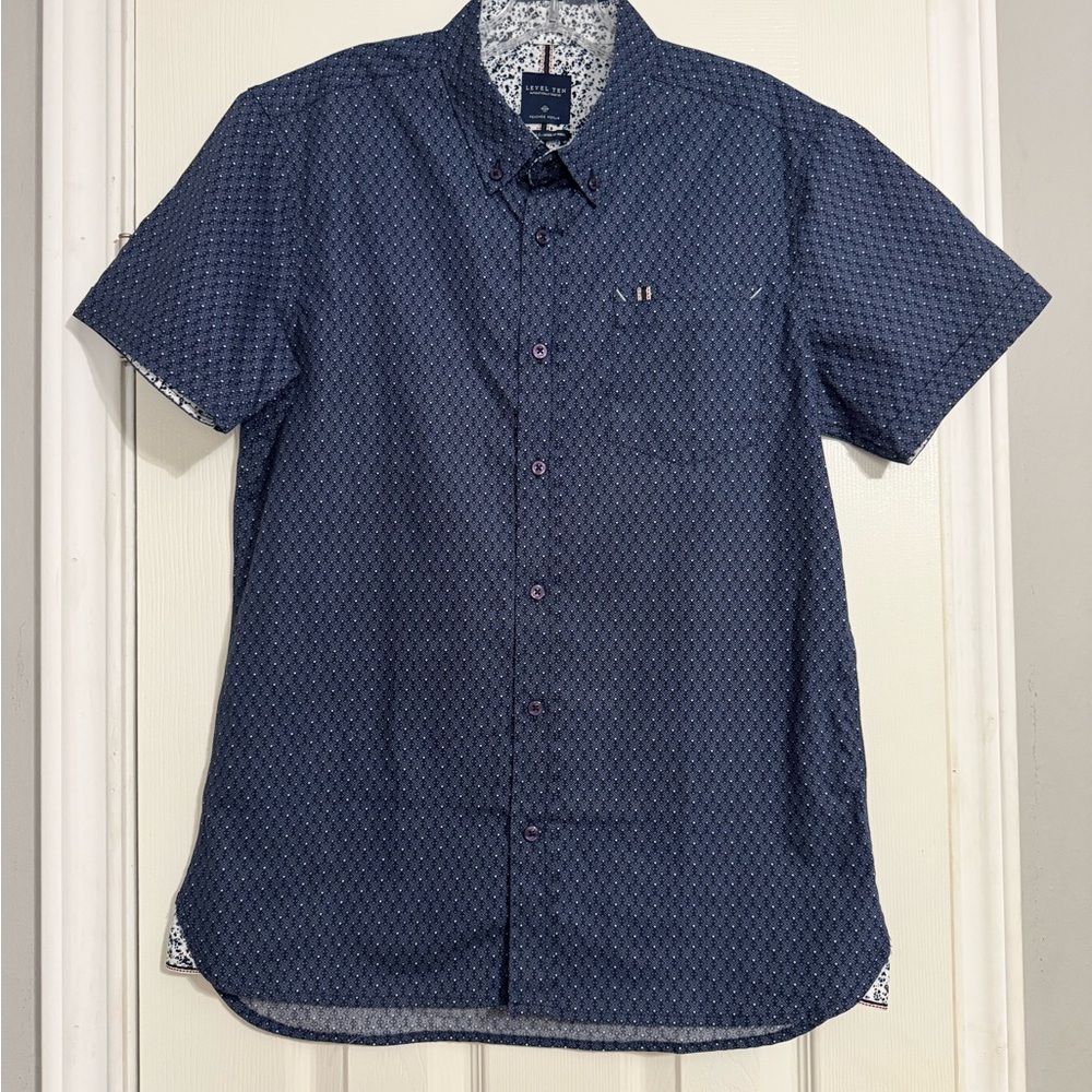 Level Ten Men’s Short Sleeve Button-Down Shirt